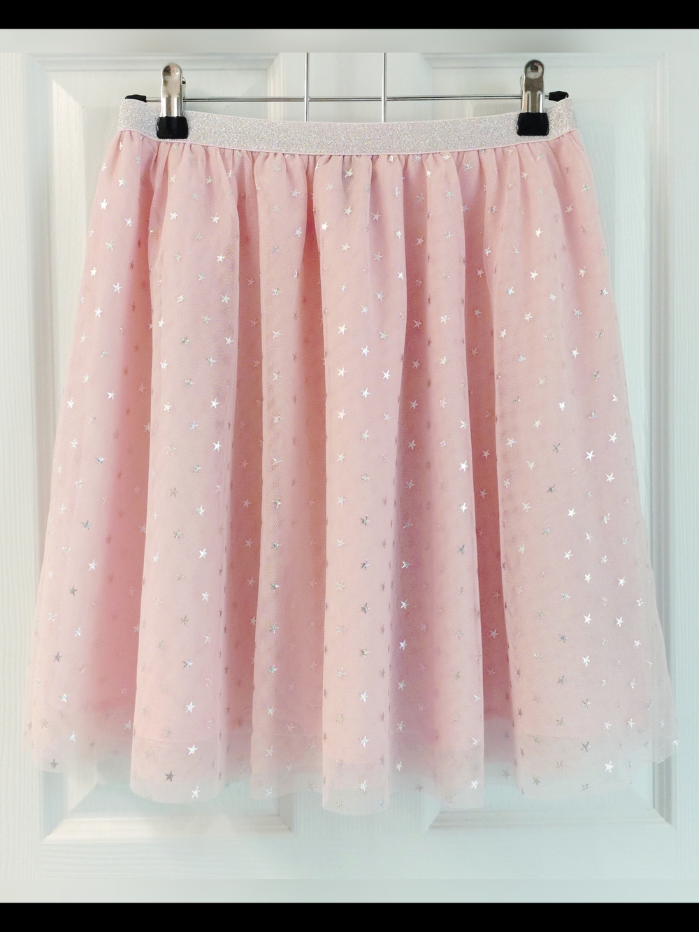 GAP - Pink Star-Print Tulle Skirt